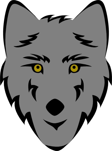444x594 Wolf Head Stylized Clip Art Free Vector In Open Office Drawing Svg