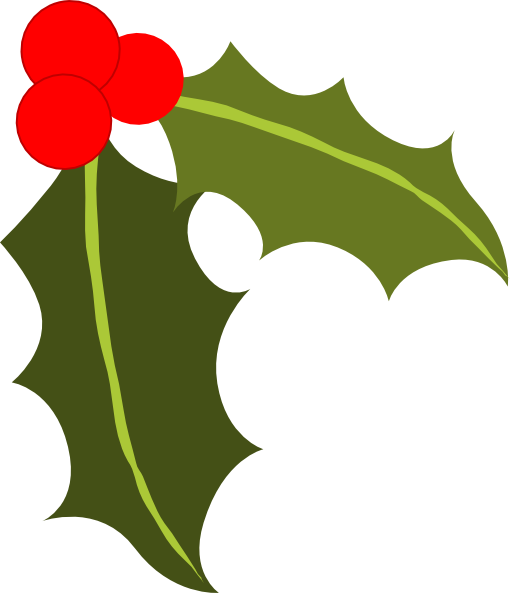 510x593 Holly Clip Art