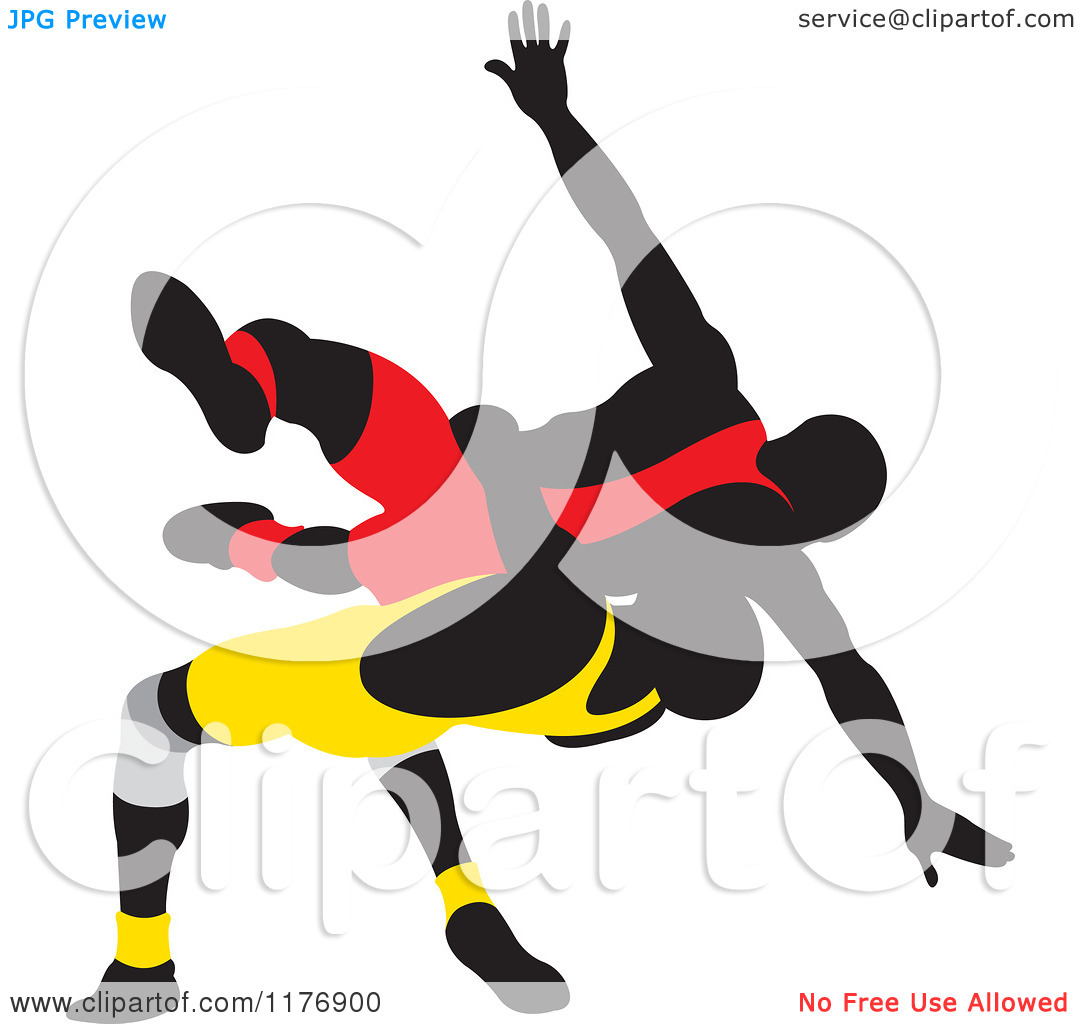 1080x1024 Wrestler Clipart Silhouette