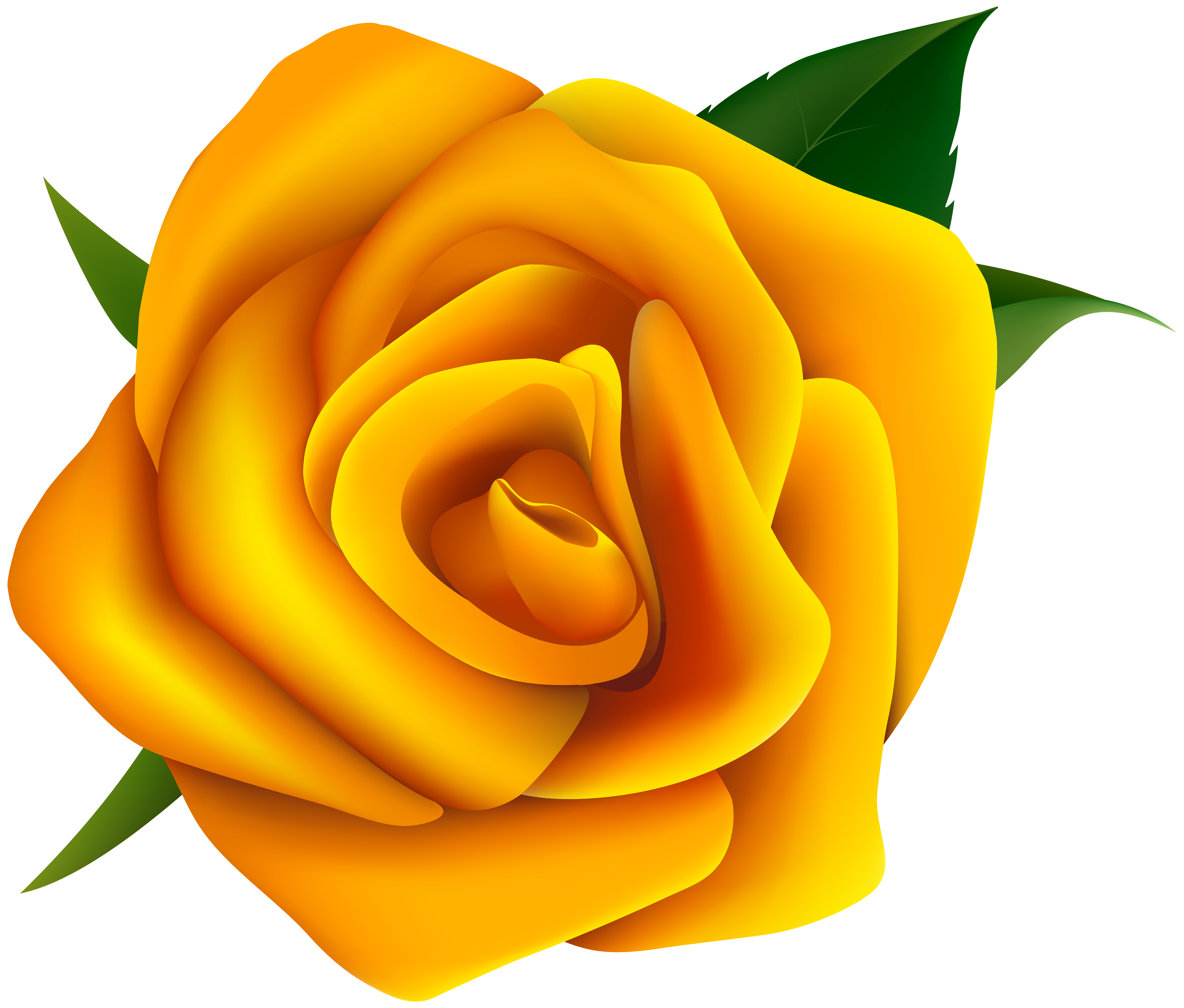 6282x5350 Free Clipart Ellow Rose