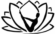 236x144 Yoga Clipart Black And White