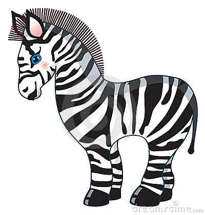 400x421 Cute Zebra Clipart