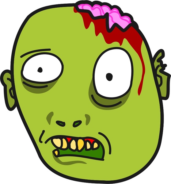 558x600 Zombie Svg Free Vector Download (85,010 Free Vector)
