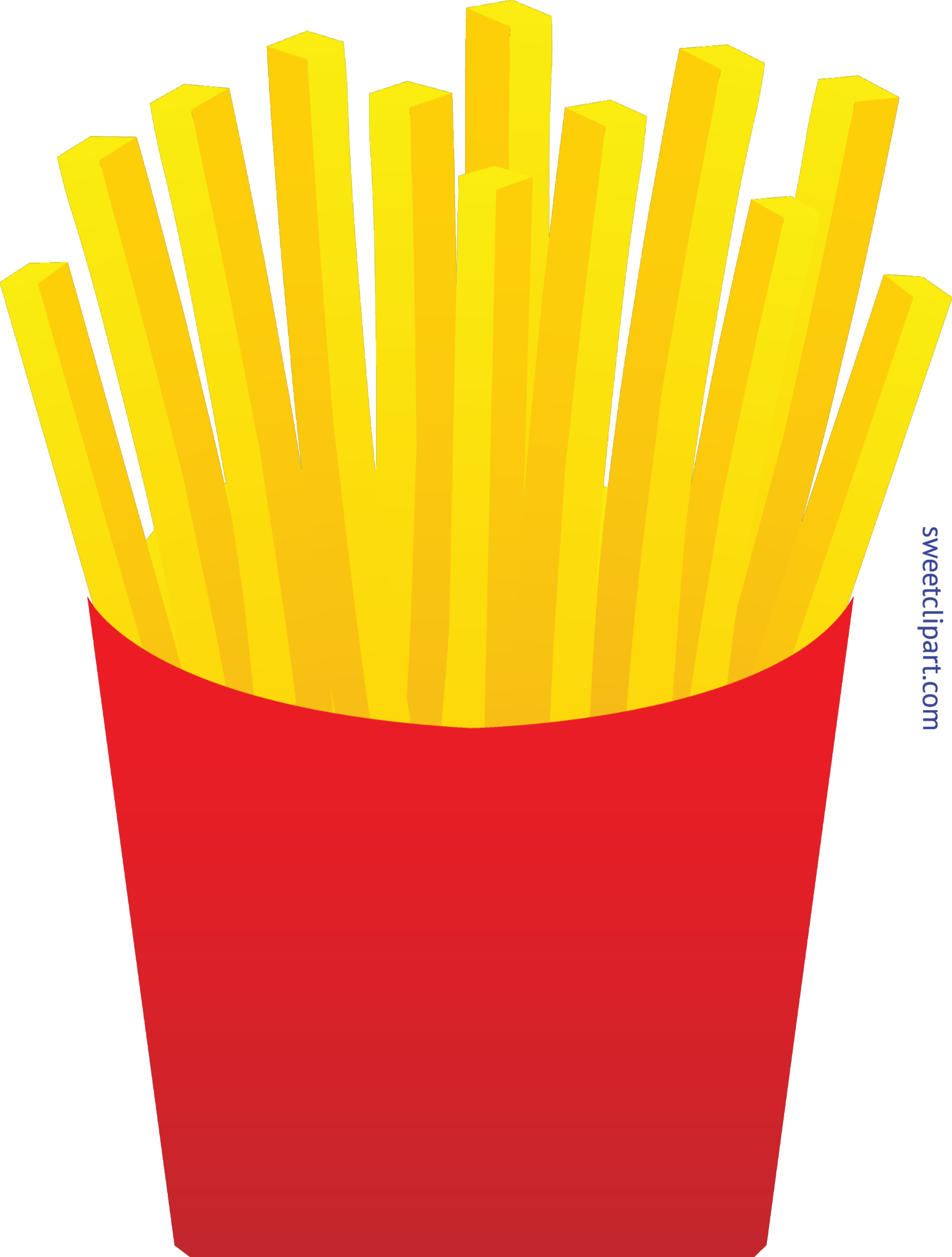 3762x4968 French Fries Clip Art
