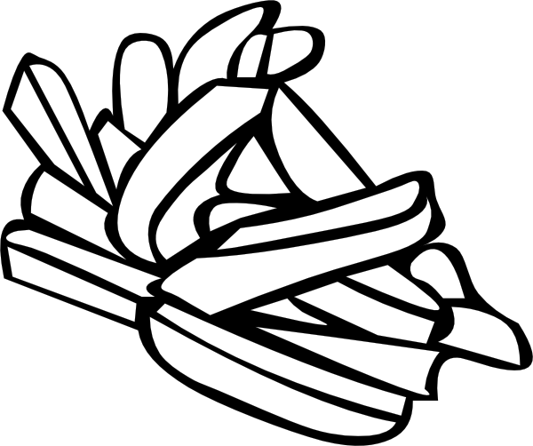 600x502 French Fries Clip Art Free Vector 4vector