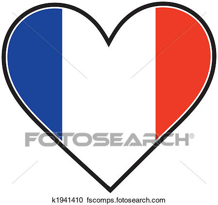 450x423 Stock Illustrations Of French Heart Flag K1941410