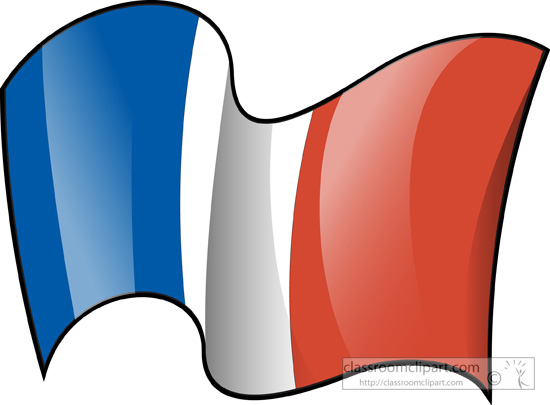 550x405 World Flags Clipart France Flag Waving 3