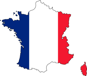 298x258 France Flag Clip Art