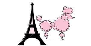 302x152 Poodle Paris Clip Art Hostted 3 Image