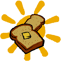 199x197 French Toast Clipart