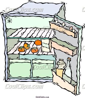 332x383 Stinky Fridge Clipart