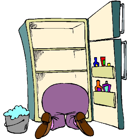 499x547 Cleaning Refrigerator Smelly Clipart Kid