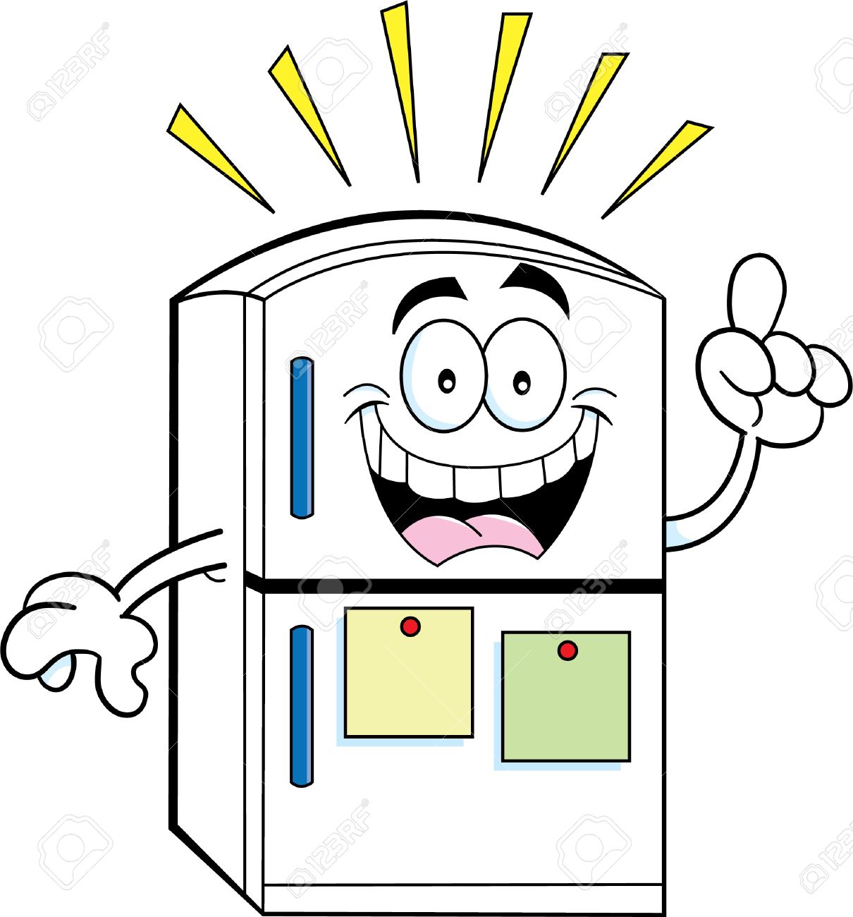 1210x1300 Cartoon Refrigerator Clipart