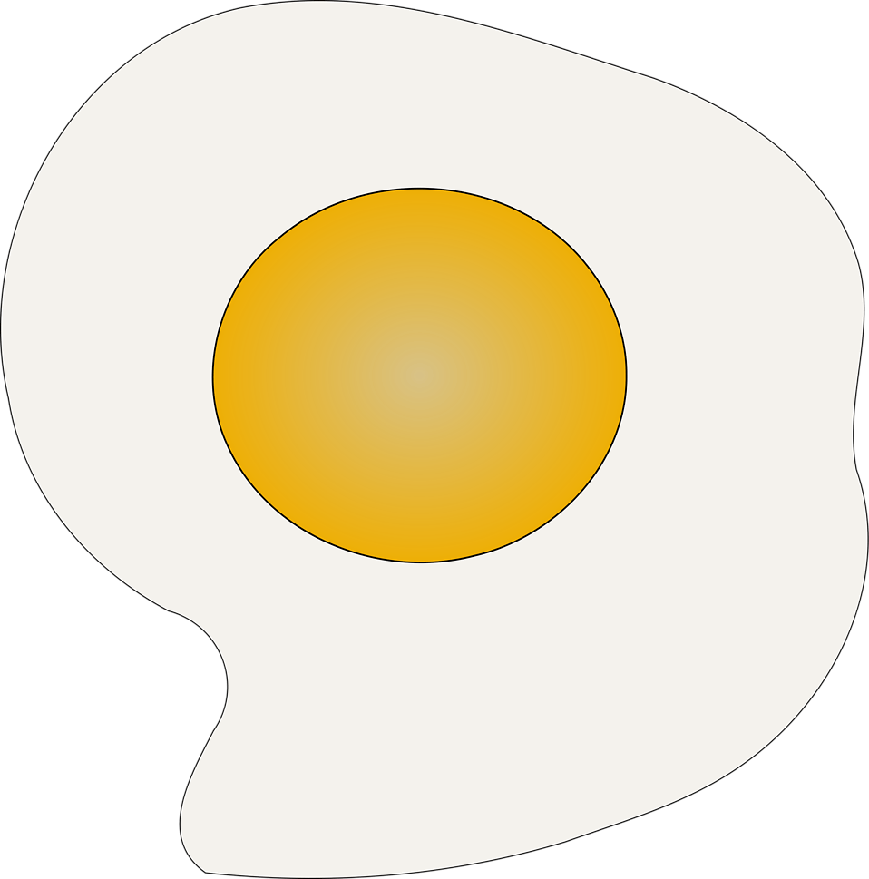958x969 Fried Eggs Cliparts 212803