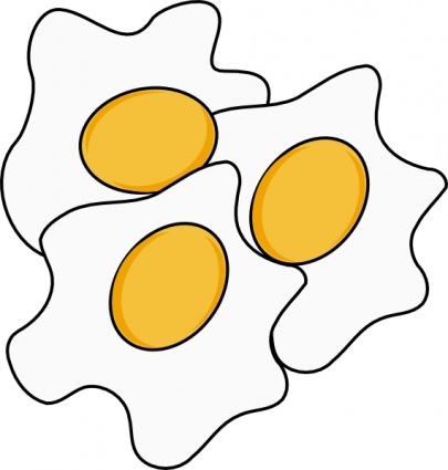 405x425 Fried Eggs Clip Art Vector, Free Vector Graphics