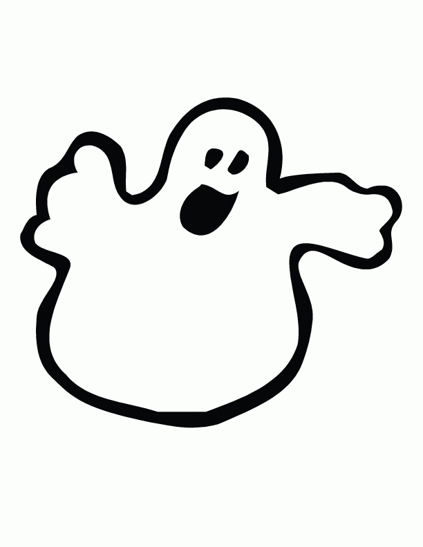 612x792 Ghost Coloring Pages For Kids Many Interesting Cliparts