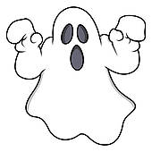 170x170 Clipart Of Spooky Halloween Ghost Vector K16096163