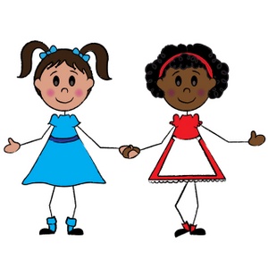 300x300 Girl Friendship Cliparts 215626