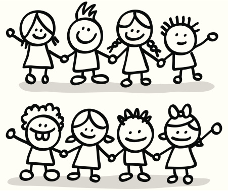 451x379 Holding Hands Clipart Black And White