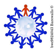 185x179 294 Friends Holding Hands Around The World Posters And Art Prints