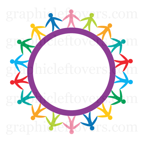 500x500 People Holding Hands Clipart