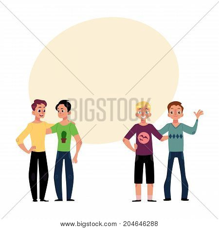 450x470 Best Friend Hugging Images, Illustrations, Vectors