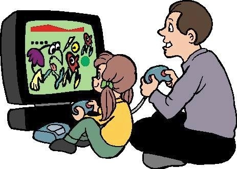 463x331 Friends Playing Video Games Clipart Letters Example