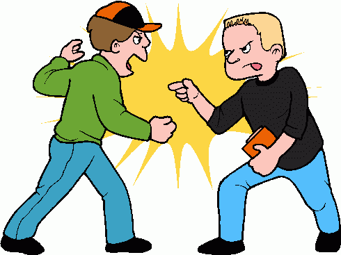 490x367 Boy Friends Clip Art Fighting Free Images