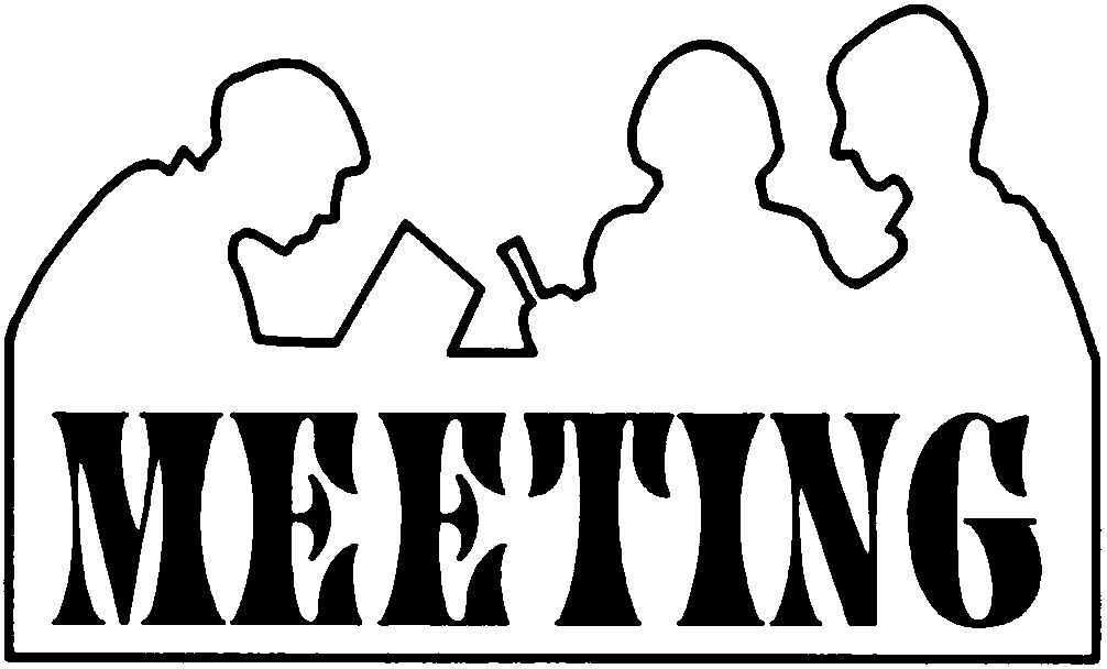 1006x608 Meeting Clipart Black And White