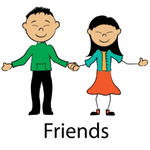 300x300 Friendship Free Clip Art Friends Clipart