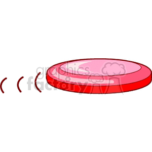 300x300 Royalty Free Red Frisbee 171230 Vector Clip Art Image