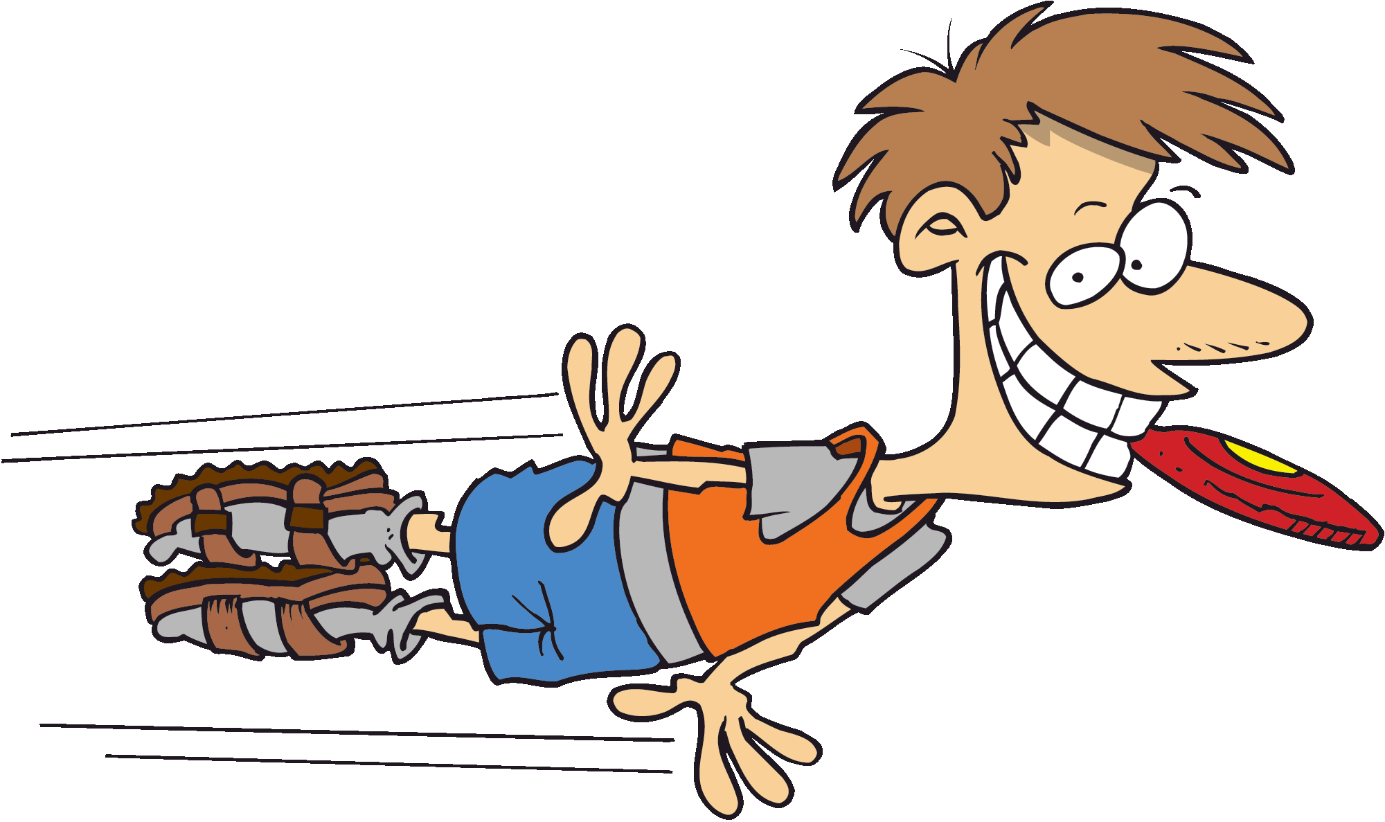 2000x1187 Boy Frisbee Clipart