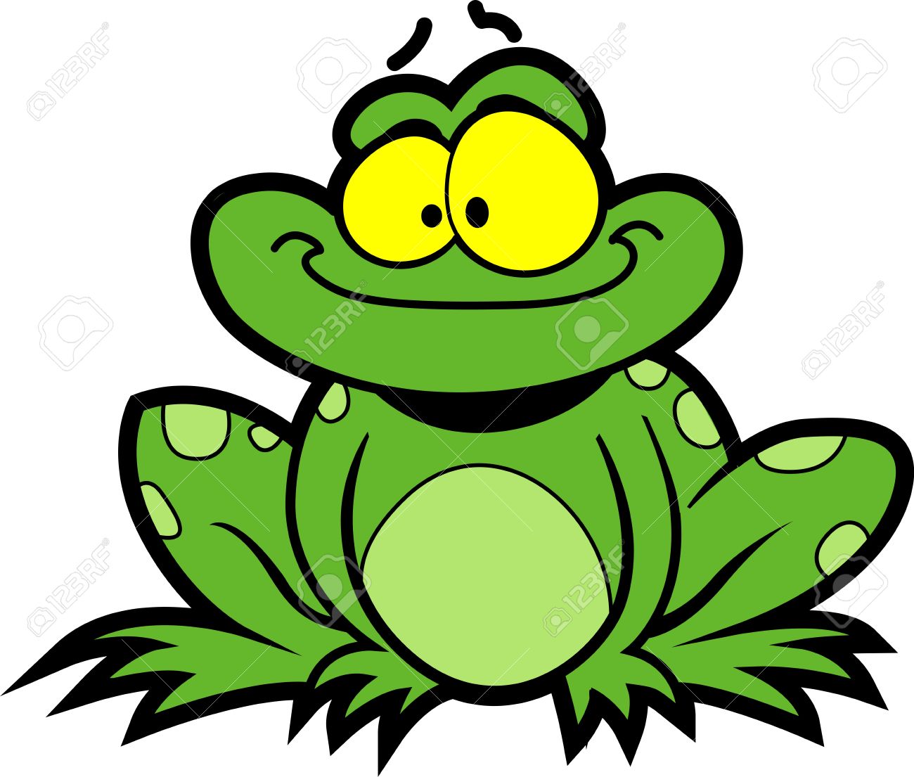 1300x1105 Happy Smiling Cartoon Frog Royalty Free Cliparts, Vectors,