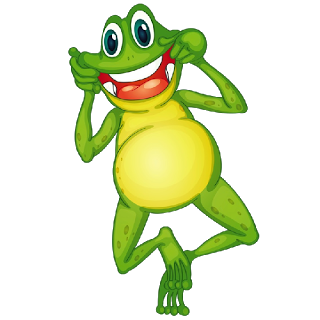 320x320 Funny Frog Clipart
