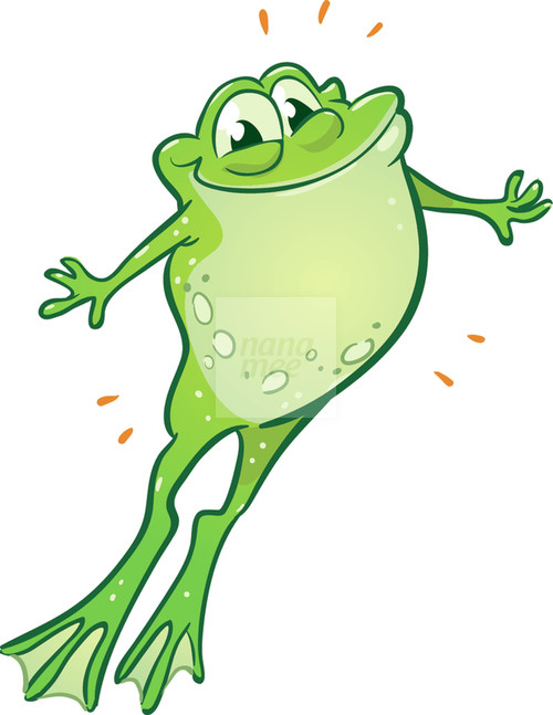 500x647 Hop Clipart Cute Hopping Frog