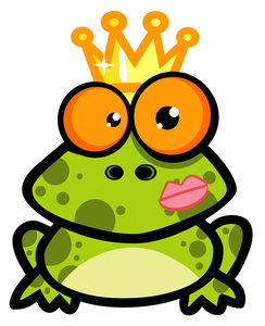 244x300 Kissing Frog Clipart Image