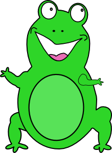 219x300 Free Frog Clip Art From The Public Domain
