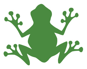 300x238 Frog Silhouette Free Clipart Images