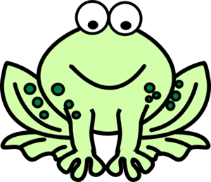 300x258 Two Tone Frog Clip Art