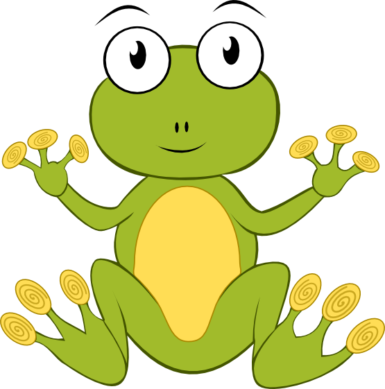 555x561 Frog Clip Art Cute Clipart Image