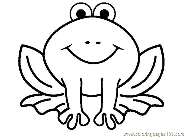 650x483 Free Coloring Pages Of Frog Outline 9747,
