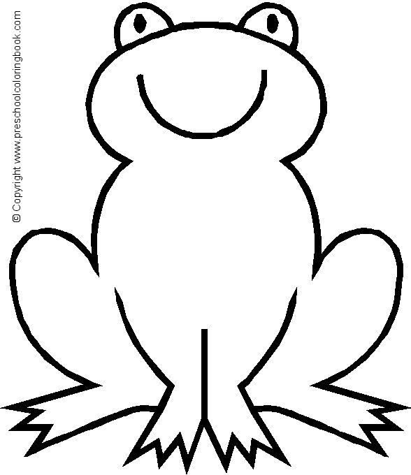 Frog Outline | Free download on ClipArtMag