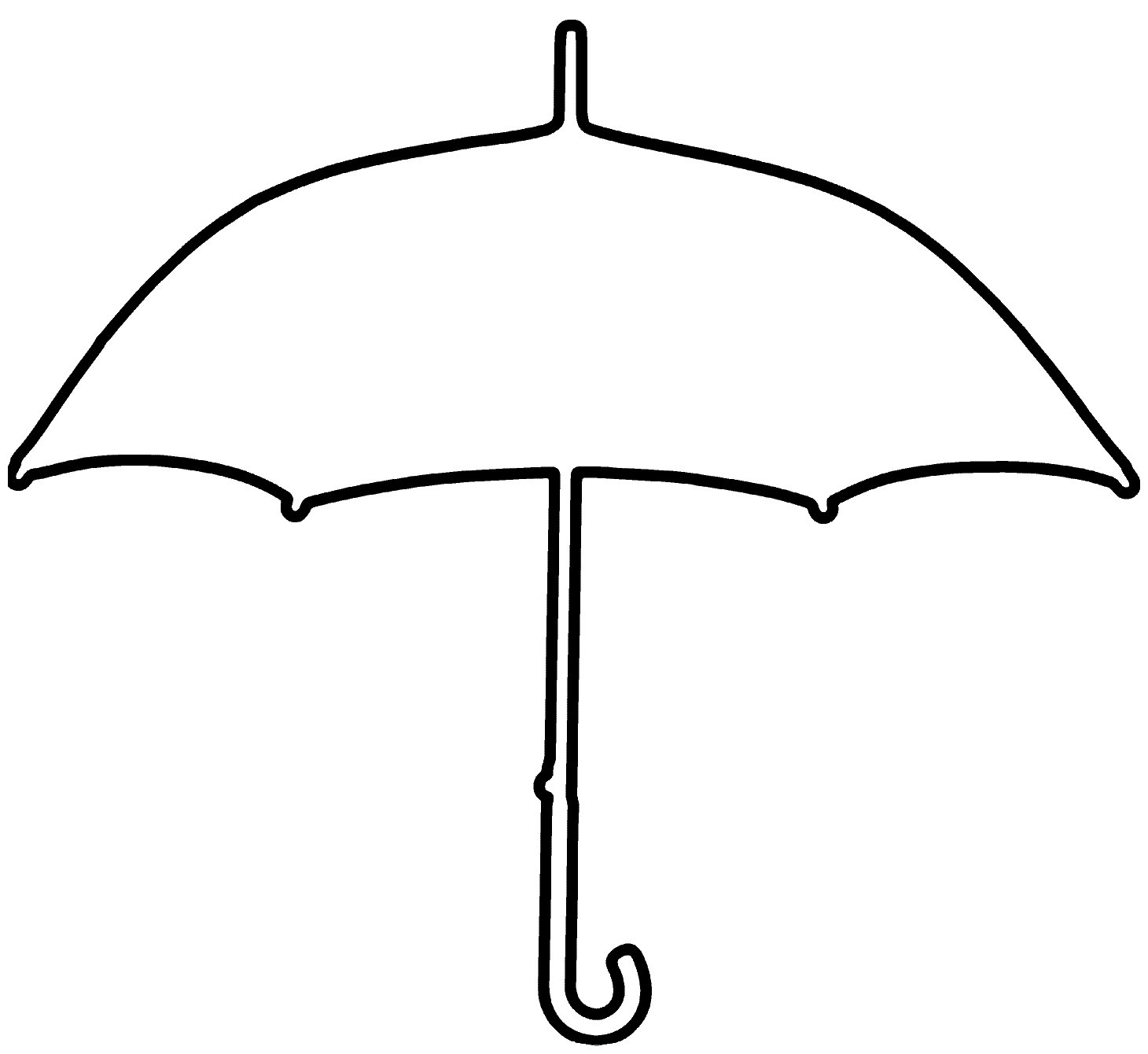 1460x1340 The Boot Kidz Umbrella Template For Colouring