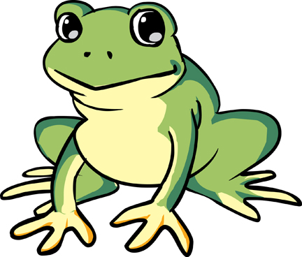 432x368 Cartoon Clipart Frog
