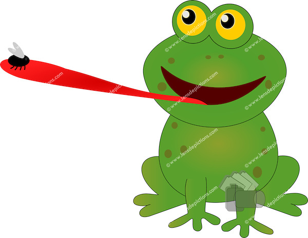 600x464 Tongue Clipart Frog Tongue