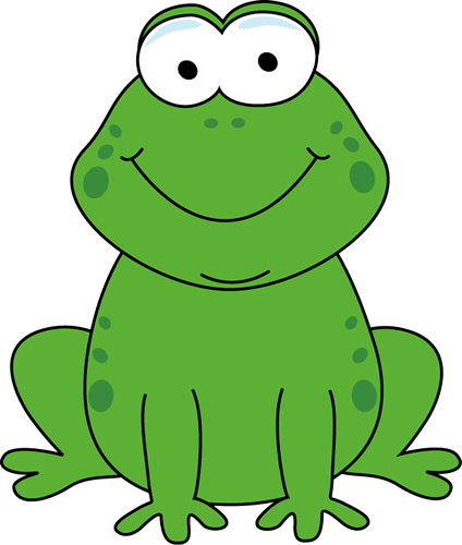 424x500 Cartoon Frog Clip Art