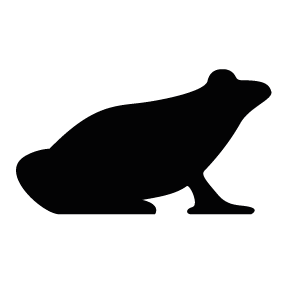 283x283 Frog Silhouette Silhouette Of Frog