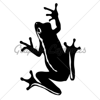 325x325 Frog Silhouette Gl Stock Images