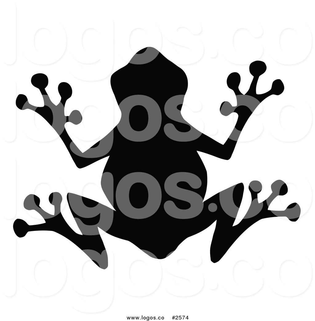 1024x1044 Royalty Free Black Frog Logo By Hit Toon
