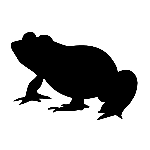 640x640 Frog Animal Silhouette Free Illustrations